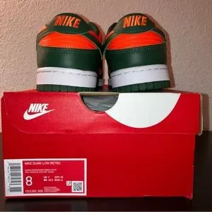 Nike Dunk Low “Hurricane” Size 8 Men Dunk Low Miami Hurricane - Men Size 8 / Women Size 9.5  main image 4
